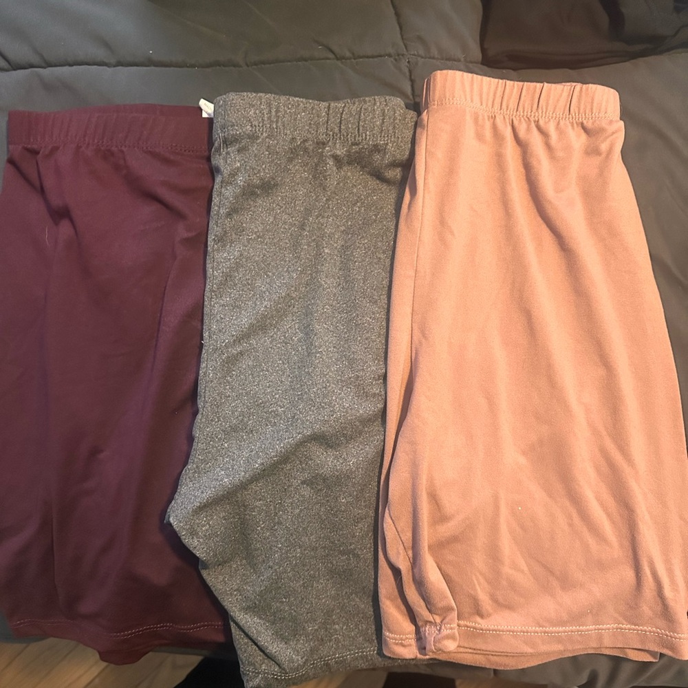 Multi-Color Biker Shorts Set
